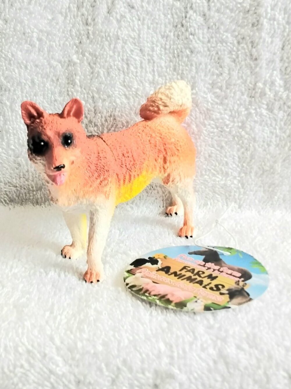 4/$20 High Quality Large 5 1/4" Long Fun on the Farm Animals Dog BNWT!!
